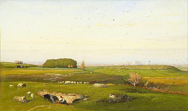 George Inness In the Roman Campagna oil painting image